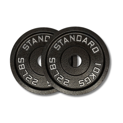 Exersci® Premium Retro 2" Cast Iron Weight Plates (Pair)