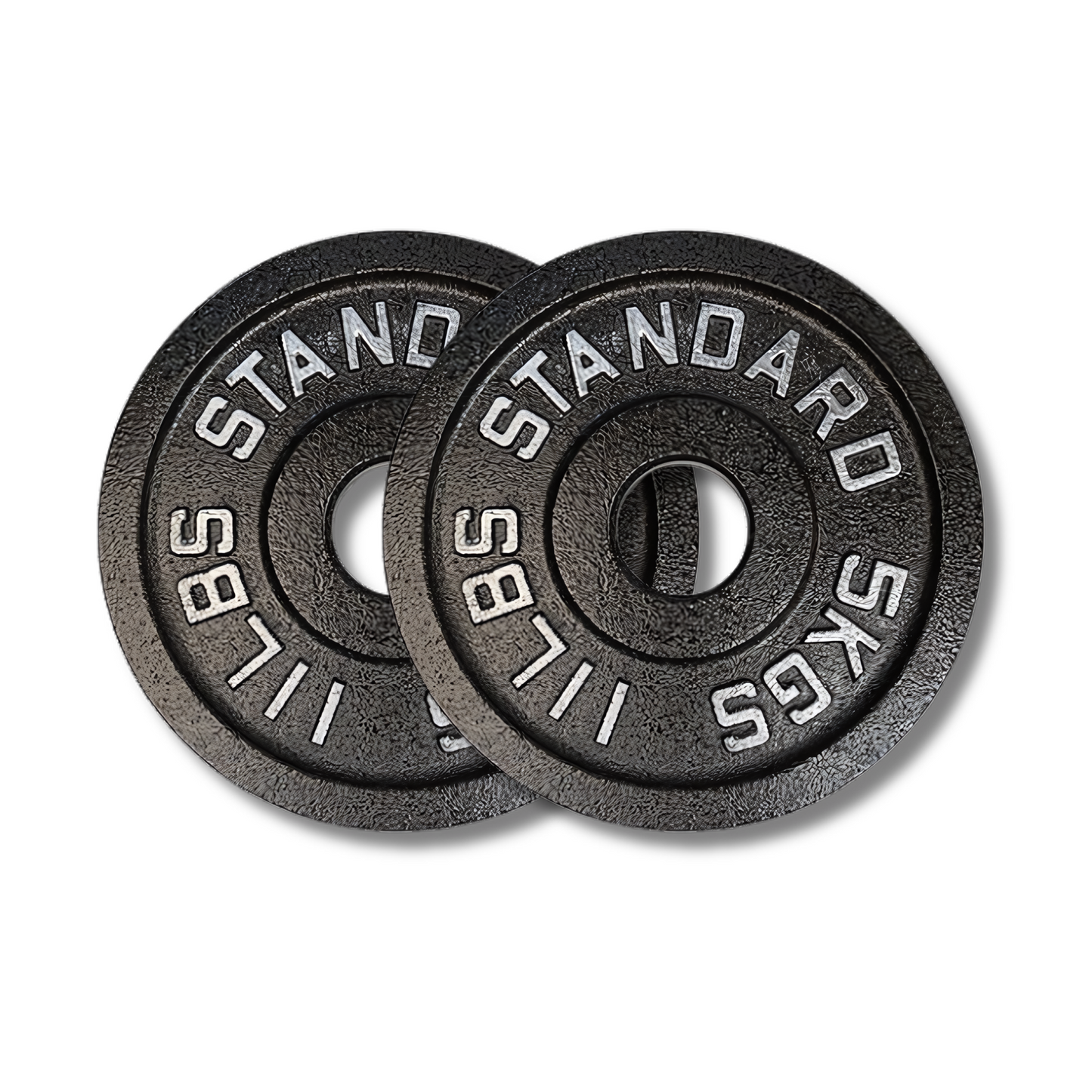 Exersci® Premium Retro 2" Cast Iron Weight Plates (Pair)