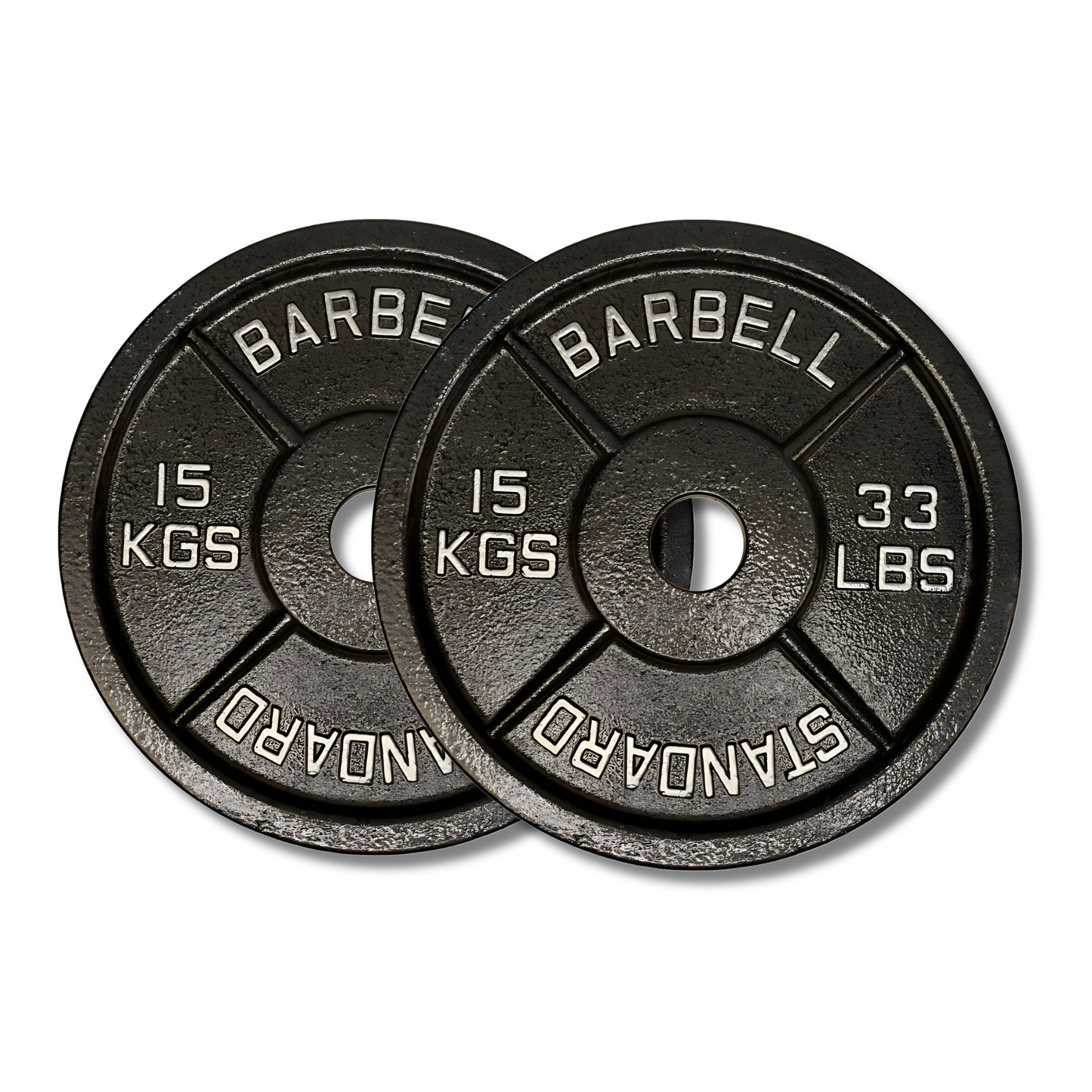 Exersci® Premium Retro 2" Cast Iron Weight Plates (Pair)