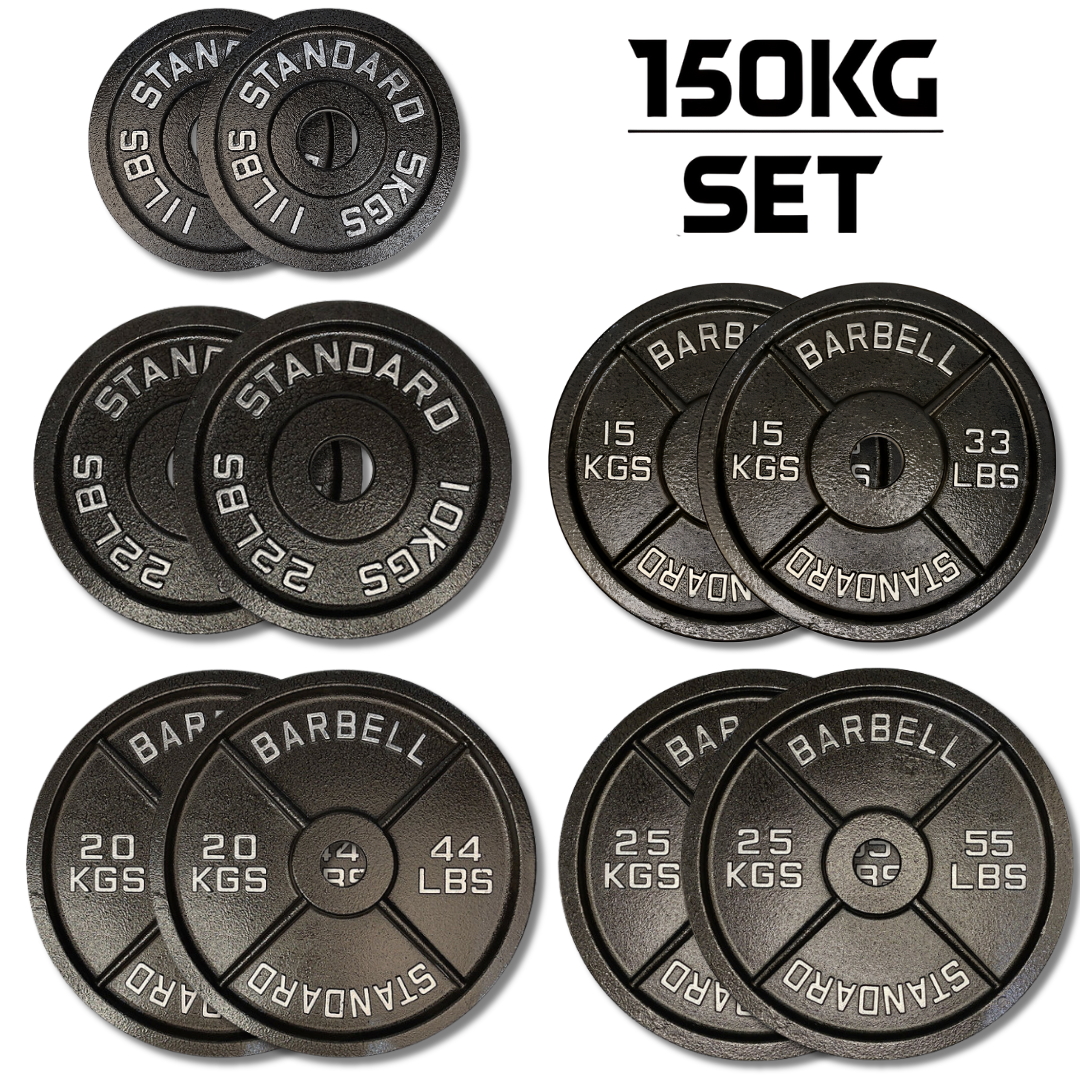Exersci® Premium Retro 2" Cast Iron Weight Plates (Pair)