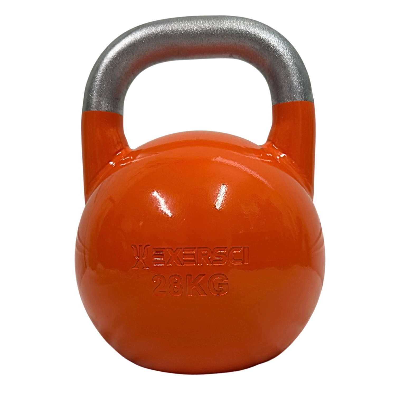 orange competition kettlebell