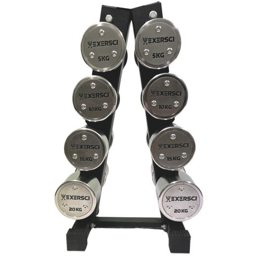 Exersci steel dumbbell set