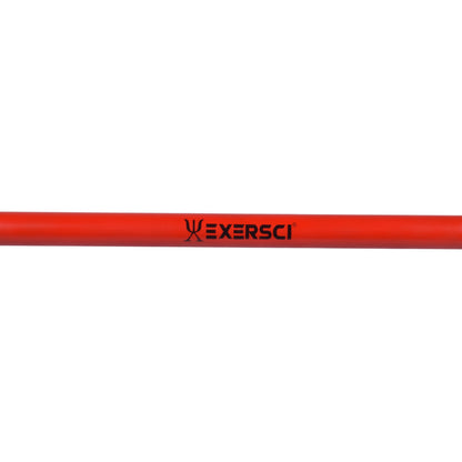 Exersci® Limited Edition 7ft 20kg Red & Black Olympic Barbell + 2 x Free Spring Collars