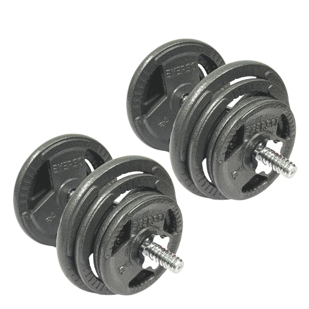 Exersci® Cast Iron Adjustable Dumbbells