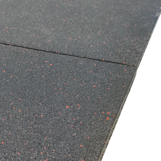 Large rubber floor tiles from Exersci