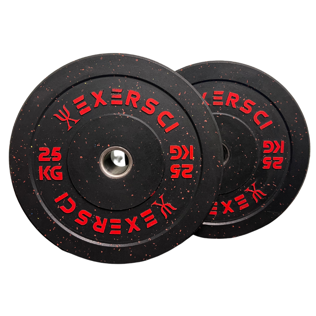 Exersci® Crumb Rubber Olympic Bumper Plates (Pair)