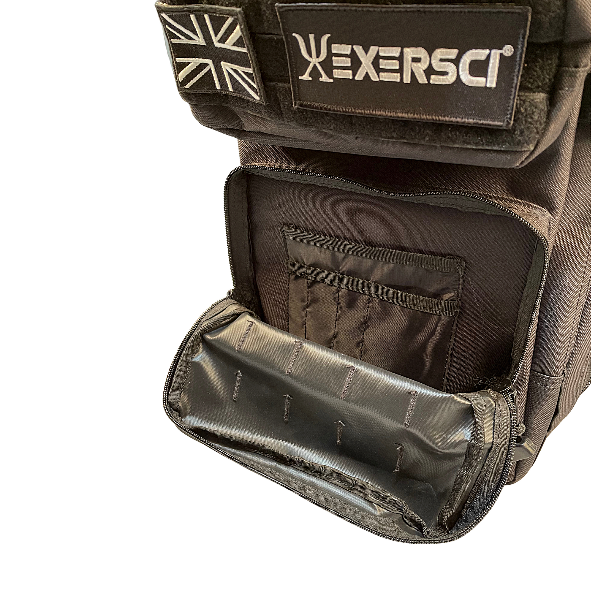 Exersci Tactical Gym Backpack front compartment