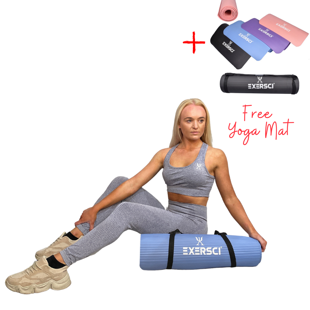 Exersci® Light Grey Yoga Set