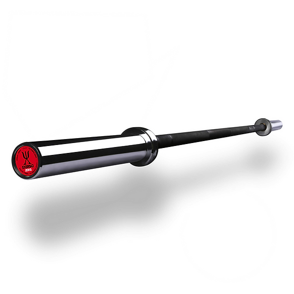 Exersci® 7ft 20kg Blackout Olympic Barbell + 2 x Free Spring Collars
