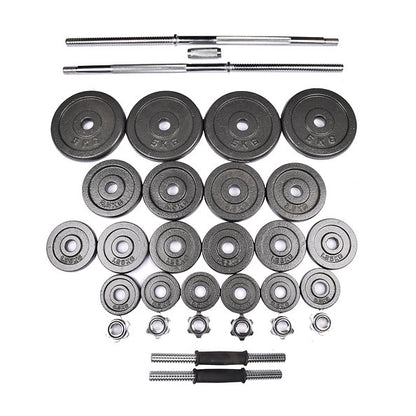 Exersci® 50kg Adjustable Barbell & Dumbbell Set