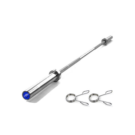 Exersci® 15kg Hard Chrome Olympic Barbell + 2 x Free Spring Collars