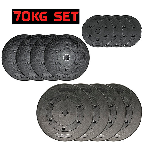 Exersci® 1" Vinyl Cement Weight Plates
