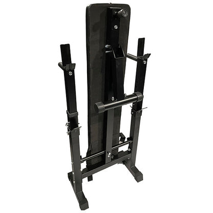 Exersci® Foldable Bench with Rack and Dip Bars