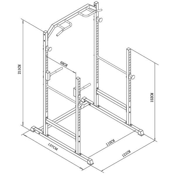 Exersci® Half Power Rack