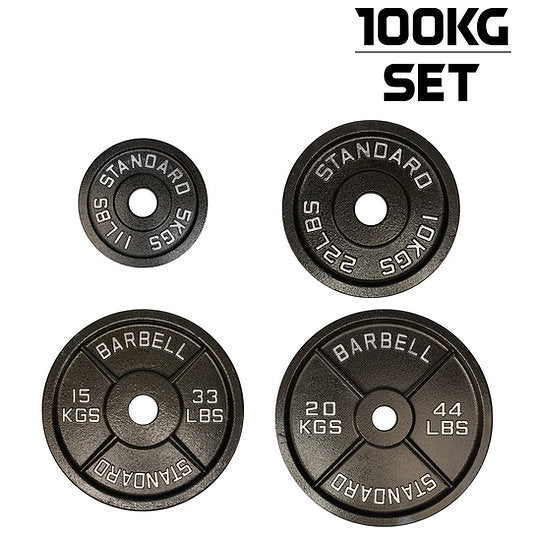Exersci® Premium Retro 2" Cast Iron Weight Plates (Pair)