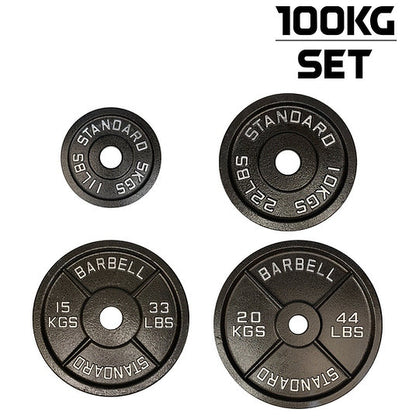 Exersci® Premium Retro 2" Cast Iron Weight Plates (Pair)