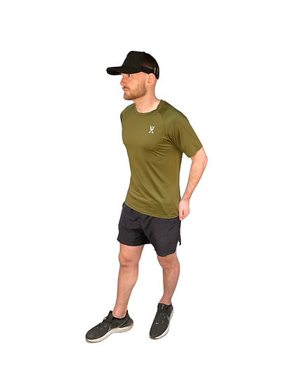Exersci® Training Short Sleeve Khaki