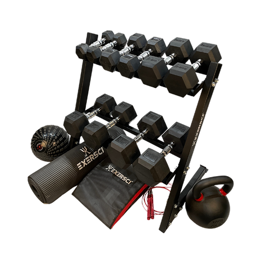 Exersci® 2-Tier Dumbbell Storage Rack