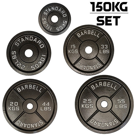 Exersci® Premium Retro 2" Cast Iron Weight Plates (Pair)