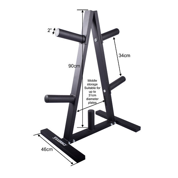 Exersci® 2" Weight Plate Storage Tree