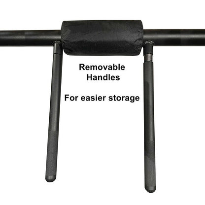 Exersci® Black & Chrome Premium Safety Squat Bar