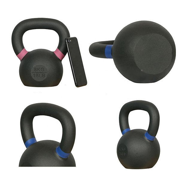 Exersci® Powder Coated Cast Iron Kettlebells