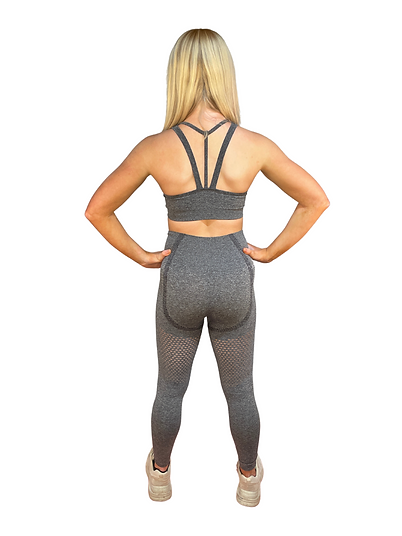 Exersci® Grey Yoga Set