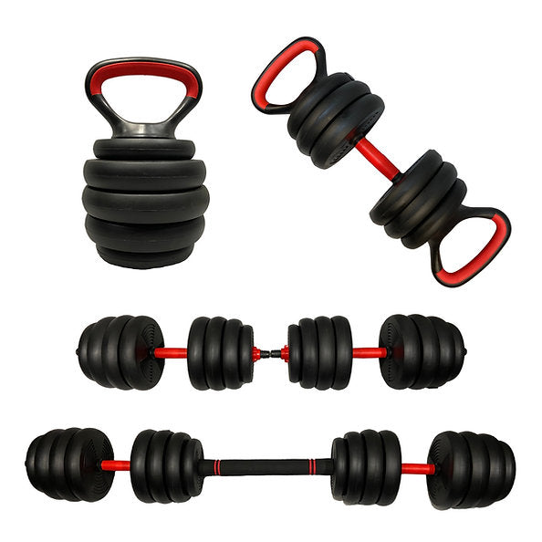 Exersci® Adjustable Kettlebell, Dumbbell & Barbell Set 20-40kg