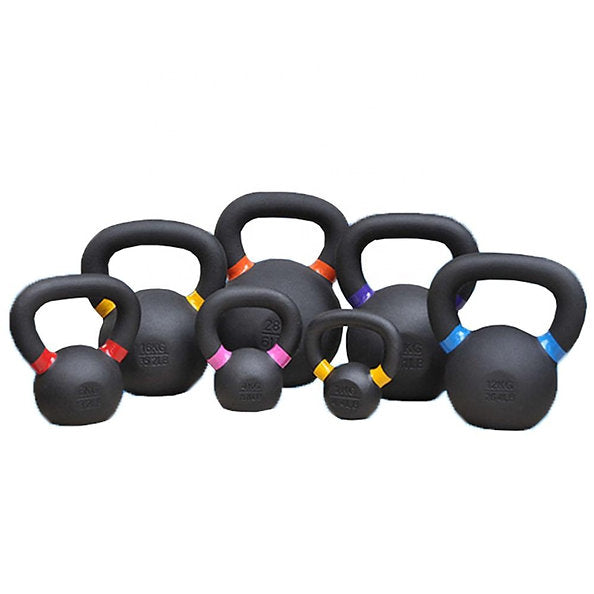 Exersci® Powder Coated Cast Iron Kettlebells