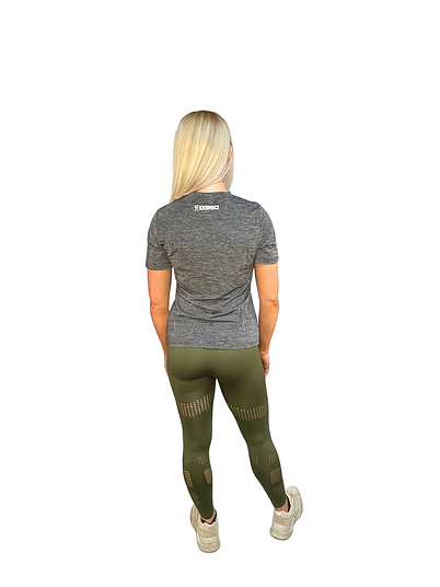 Exersci® Performance Short Sleeve Grey Top