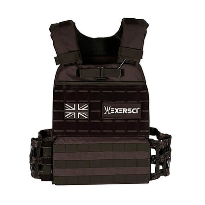 Black Exersci Tactical Weighted Vest