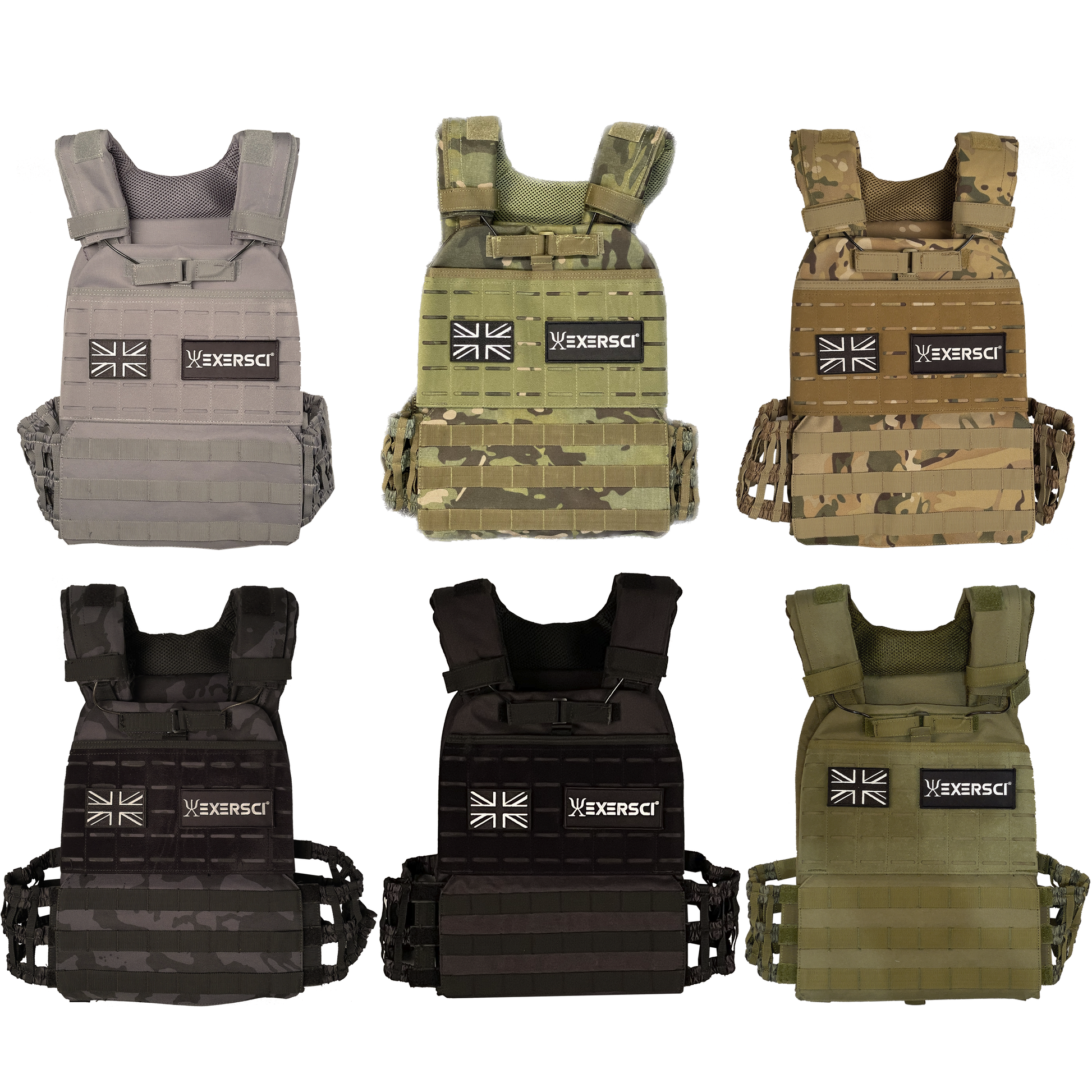 Exersci Tactical Weighted Vest Collection