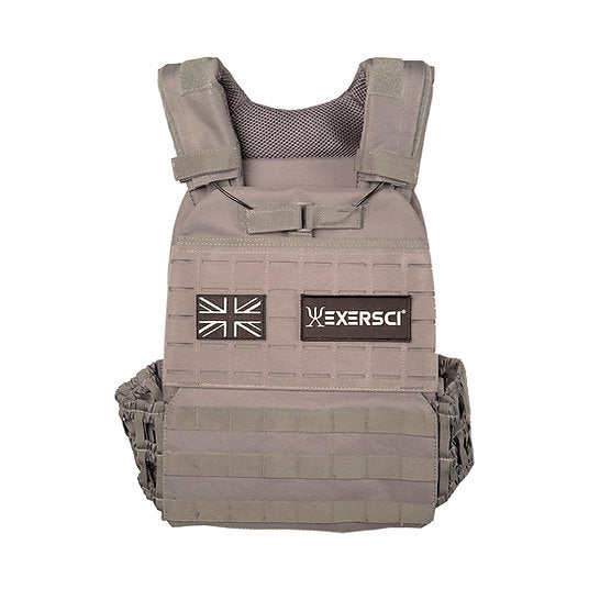 Grey Exersci Tactical Weighted Vest