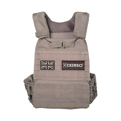 Grey Exersci Tactical Weighted Vest