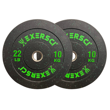 10kg Crumb Rubber Olympic Bumper Plates