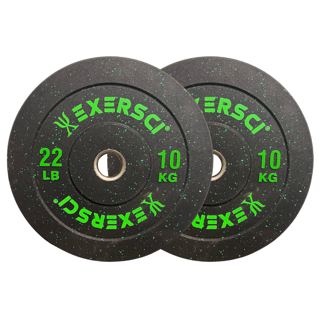 Exersci® Crumb Rubber Olympic Bumper Plates (Pair)