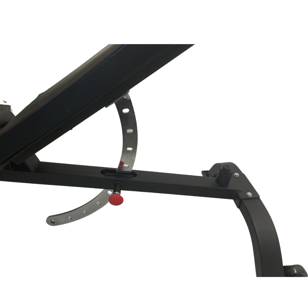 Lightweight commercial workout bench
