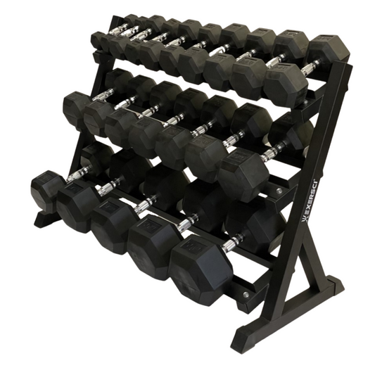 3-tier dumbbell rack