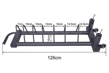 Exersci® Toaster Plate Rack & Barbell Stand