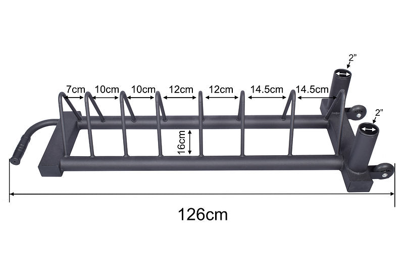 Exersci® Toaster Plate Rack & Barbell Stand