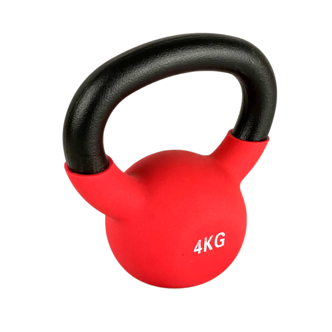 red neorprene kettlebell